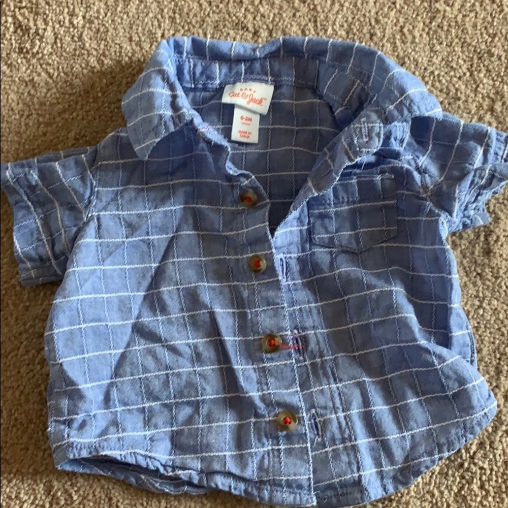 Baby button up collared shirt